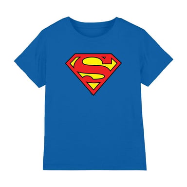Superman Childrens/Kids Classic Logo T-Shirt (Royal Blue)