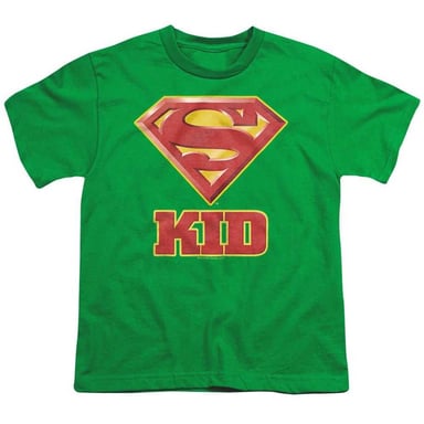 Superman Childrens/Kids Super Kid T-Shirt (Kelly Green)