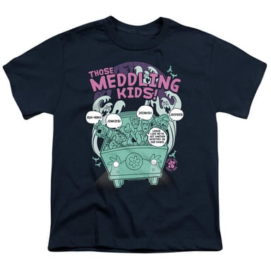 Scooby Doo Childrens/Kids Meddling Since 1969 T-Shirt (Navy)