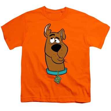 Scooby Doo Childrens/Kids Silly Face T-Shirt (Orange)