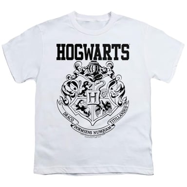Harry Potter Childrens/Kids Hogwarts Athletic T-Shirt (White)