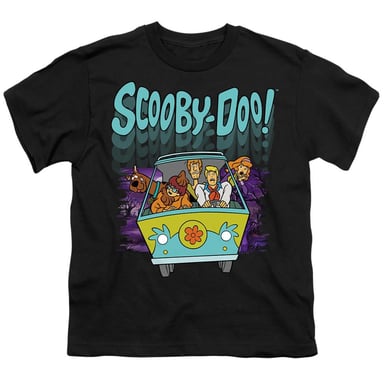 Scooby Doo Childrens/Kids Frightened Driving T-Shirt (Black)