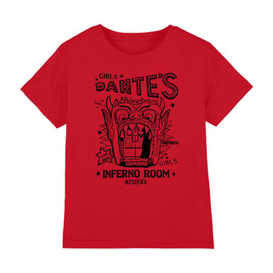 Beetlejuice Childrens/Kids Dantes Inferno Room T-Shirt (Red)