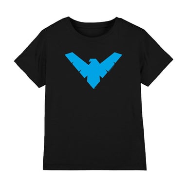 Batman Childrens/Kids Nightwing Logo T-Shirt (Black)