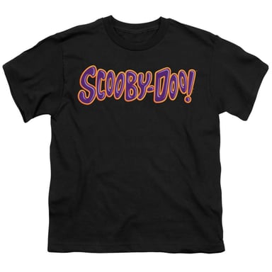 Scooby Doo Childrens/Kids Logo T-Shirt (Black)