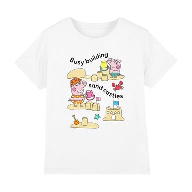 Peppa Pig Childrens/Kids Ringspun Cotton T-Shirt (White)