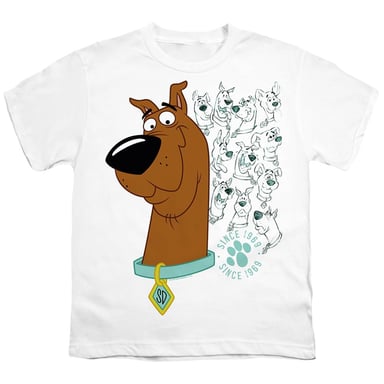 Scooby Doo Childrens/Kids Evolution Of Scooby Doo T-Shirt (White)