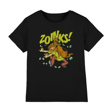 Scooby Doo Childrens/Kids Zoinks T-Shirt (Black)