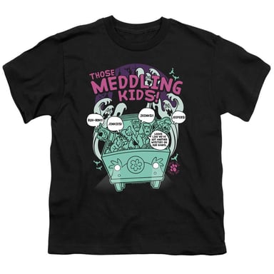 Scooby Doo Childrens/Kids Meddling Since 1969 T-Shirt (Black)