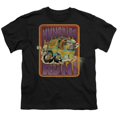 Scooby Doo Childrens/Kids Munchies Run T-Shirt (Black)