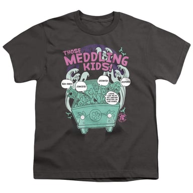 Scooby Doo Childrens/Kids Meddling Since 1969 T-Shirt (Charcoal)