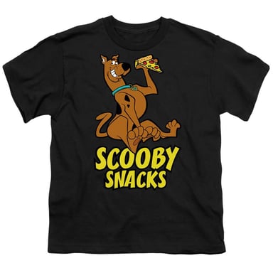 Scooby Doo Childrens/Kids Scooby Snacks Pizza! T-Shirt (Black)