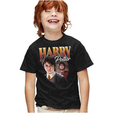 Harry Potter Childrens/Kids The G.O.A.T Graphic T-Shirt (Black)