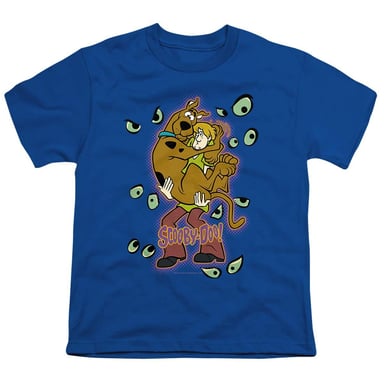 Scooby Doo Childrens/Kids Being Watched T-Shirt (Royal Blue)