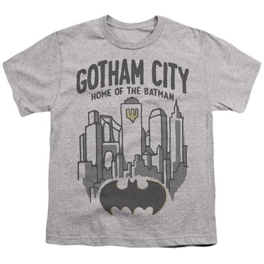 Batman Childrens/Kids Gotham City T-Shirt (Athletic Heather)