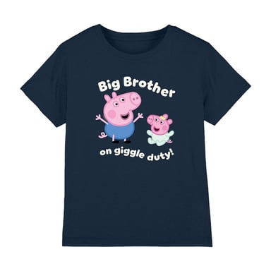 Peppa Pig Childrens/Kids Giggle Duty T-Shirt (Navy)