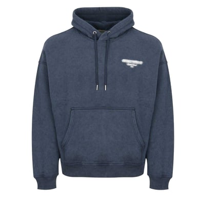 Jack Wills Mens Script Long-Sleeved Hoodie (Navy)