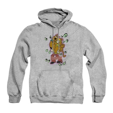 Scooby Doo Unisex Adult Being Watched Heather Hoodie (Athletic Heather)