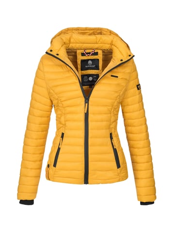 Marikoo women’s quilted jacket Samtpfote with detachable hood & ribbed cuffs
