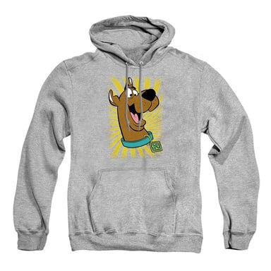 Scooby Doo Unisex Adult Face Hoodie (Athletic Heather)