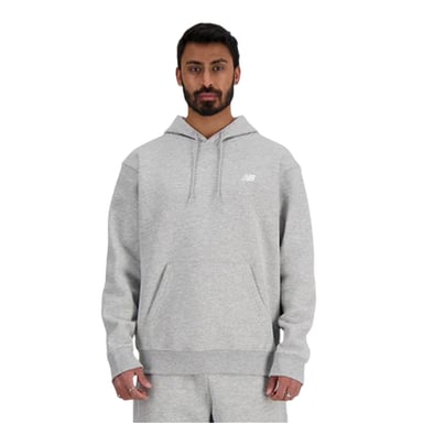 New Balance Mens Regular Long-Sleeved Hoodie (Grey)