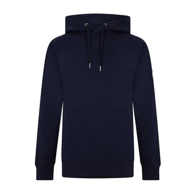 Calvin Klein Mens Monogram Badge Hoodie (Night Sky)