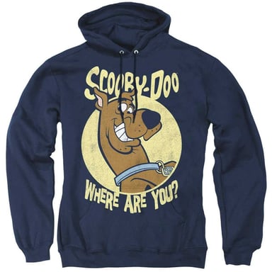 Scooby Doo Unisex Adult Where Are You? Hoodie (Navy)