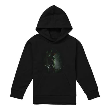 DC Comics Childrens/Kids Arrow In The Shadows Pullover Hoodie (Black)