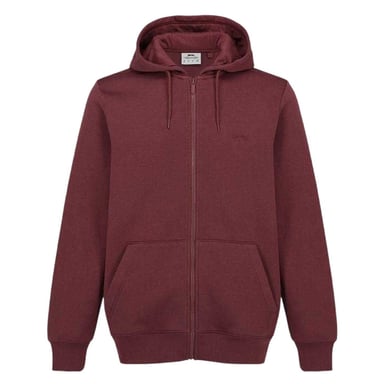 Slazenger Mens Polycotton Full Zip Hoodie (Burgundy)