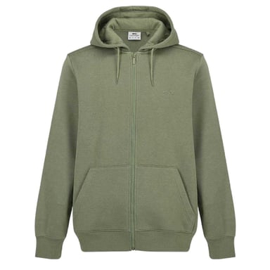 Slazenger Mens Polycotton Full Zip Hoodie (Khaki)