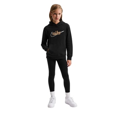 Nike Childrens/Kids NSW Fleece Classic Hoodie (Black)