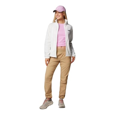 Columbia Womens/Ladies Benton Full Zip Fleece Jacket (White)