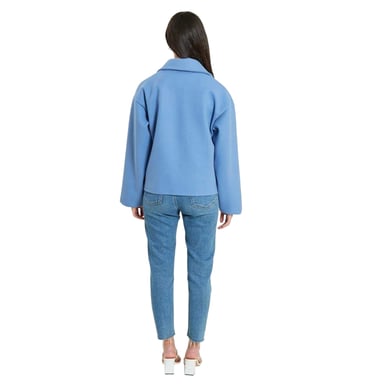 Be You Womens/Ladies Short Tailored Jacket (Powder Blue)