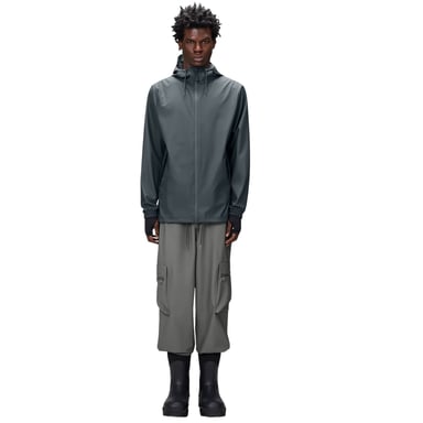 Rains Mens Storm Breaker Raincoat (Lagoon Blue)