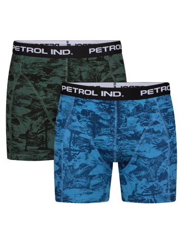 Petrol Industries - 2-pack boxer shorts Bluestone Men - Multicoloured