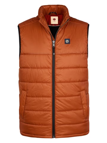 Petrol Industries - Quilted Padded Waistcoat dawson Men - Orange