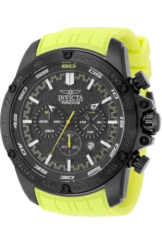 Invicta Speedway 50314 Herrklocka - Quartzverk - Rostfritt Stål med Svart urtavla - 52 mm