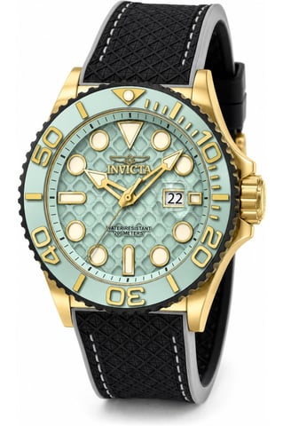Invicta Grand Diver 51089 Men's Watch - Quartz Movement - Stainless Steel with Blue Dial - 48 mm