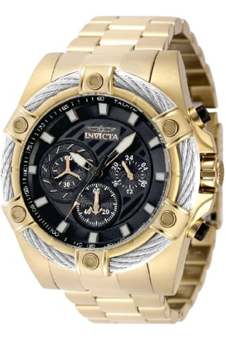 Invicta Bolt 69799 Men's Watch - Quartz Movement - Steel with Black Dial - 52 mm