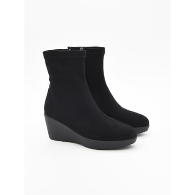 Purapiel Wedge Ankle Boot Bro3 Black
