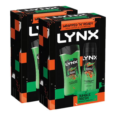 LYNX Jungle Fresh Duo Gift Set 2 piece, Pack of 2