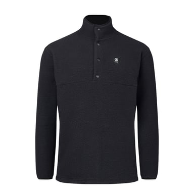 Dare 2B Mens Twin Tip Snap Fleece Top (Black)