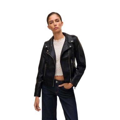 Vero Moda Womens/Ladies Kerriultra Biker Jacket (Black)
