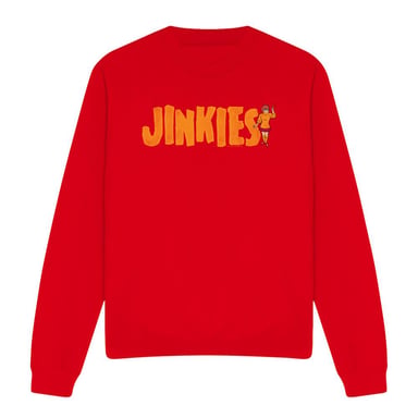 Scooby Doo Unisex Adult Jinkies Sweatshirt (Red)