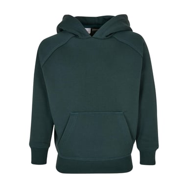 Urban Classics Boys Blank Plain Hoodie (Bottle Green)