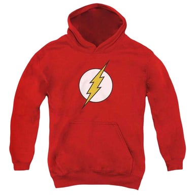 The Flash Unisex Adult Logo Hoodie (Red)