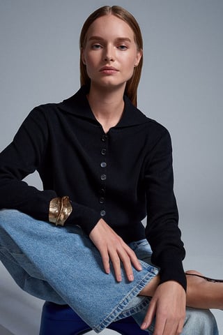 Women's Acrylic Wool Blend Sweater