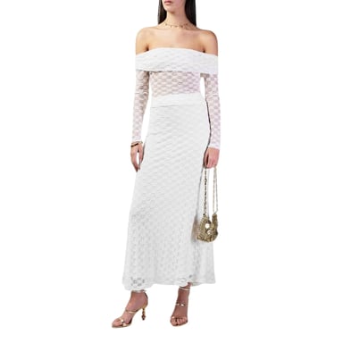 Bardot Womens/Ladies Lace Bardot Top (White)