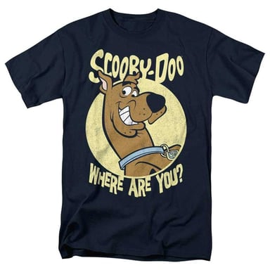 Scooby Doo Unisex Adult Where Are You? T-Shirt (Navy)
