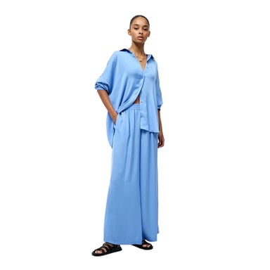 French Connection Womens/Ladies Damasco Drop Shoulder Shirt (Cornflower Blue)